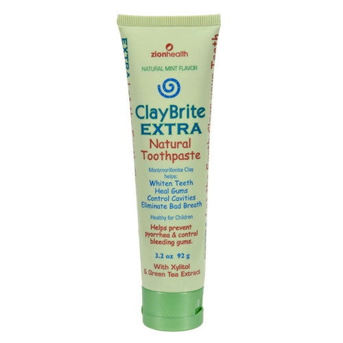 Zion Health Claybrite Extra Strength Toothpaste, 3.2 oz
